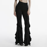 Gothic daily flared pants