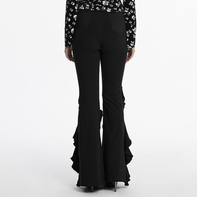 Gothic daily flared pants