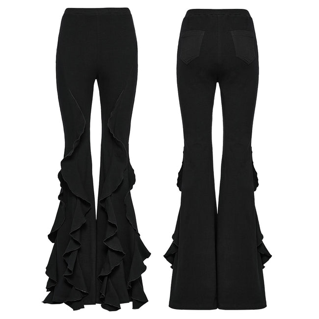 Gothic daily flared pants