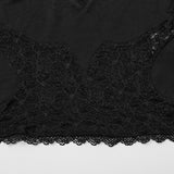 Gothic off shoulder lace corp Top