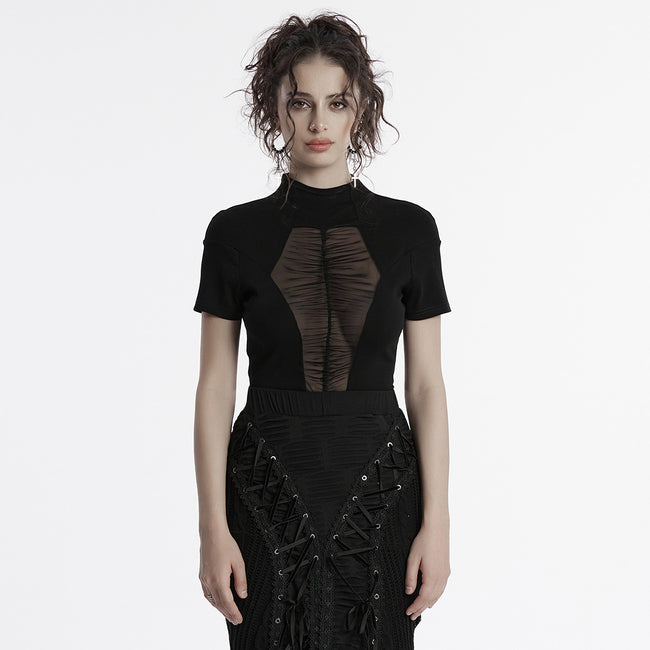 Gothic perspective coffin T-shirt