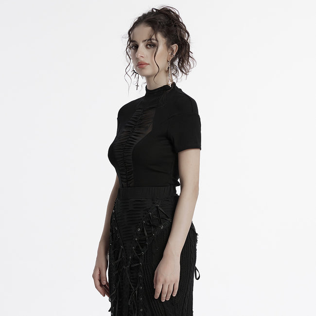 Gothic perspective coffin T-shirt