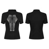 Gothic perspective coffin T-shirt