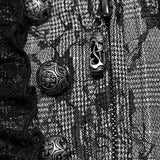 Goth Academy style lapel vest