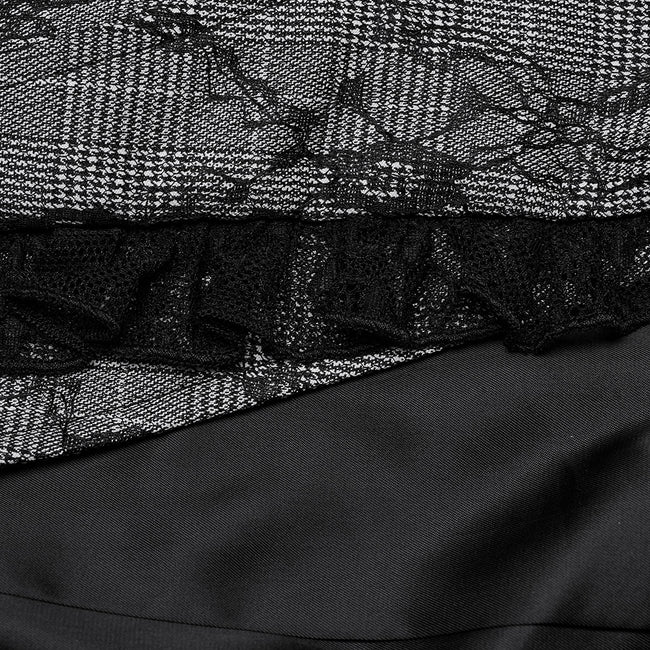 Goth Academy style lapel vest