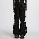 Punk detachable decadent pants