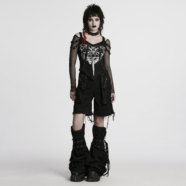 Punk detachable decadent pants