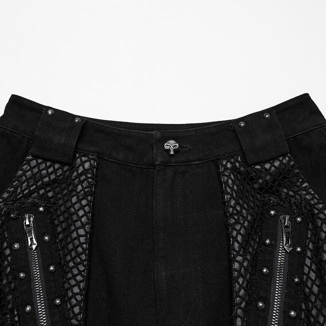 Punk detachable decadent pants