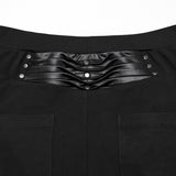 Punk 3D pleated leggings