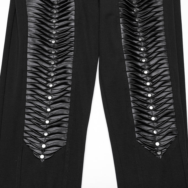 Punk 3D pleated leggings