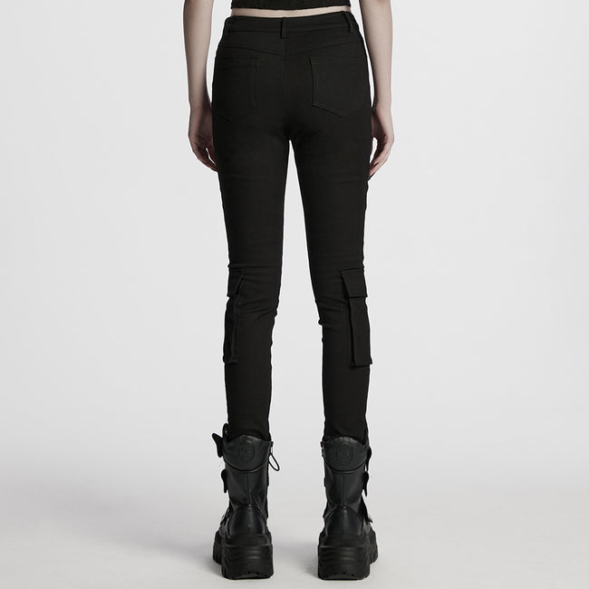 Cyberpunk eye-catching tight leggings