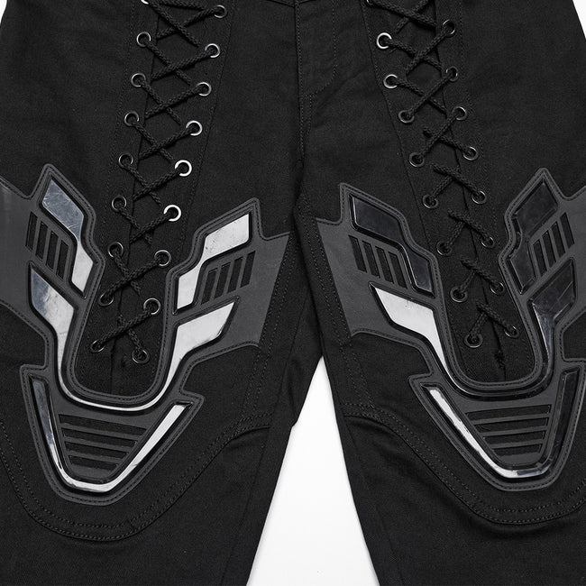 Cyberpunk eye-catching tight leggings