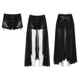 Punk two-piece skirt shorts