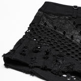 Punk two-piece skirt shorts