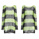 Decayed pullover sweater