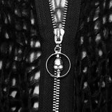 Punk striped cardigan sweater