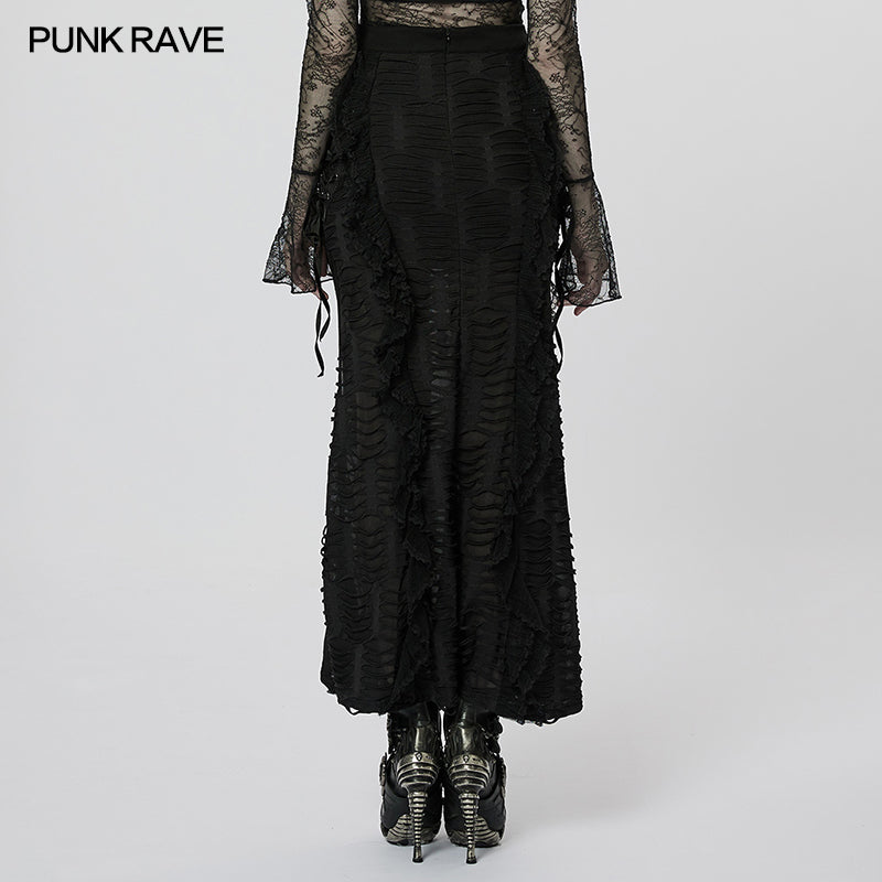 Gothic Jacquard Skirt Punkravestore