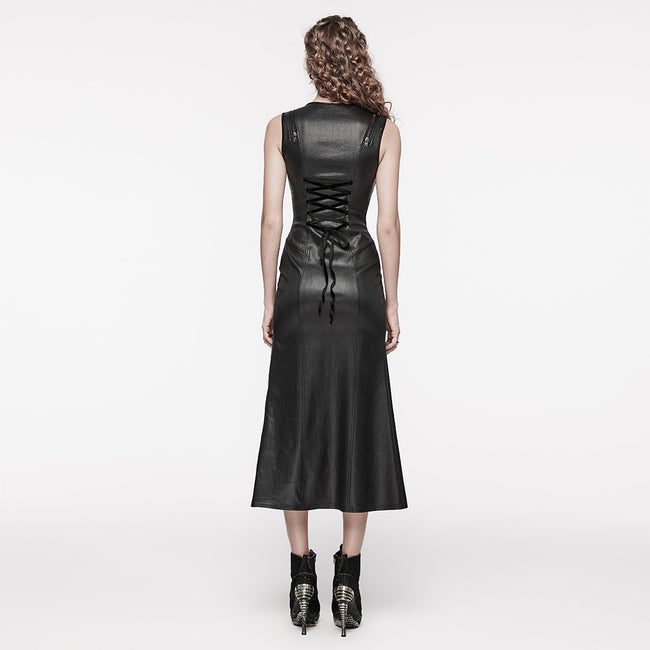 PUNK patent leather dress