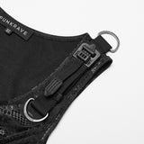 Punk sexy deep V-neck dress