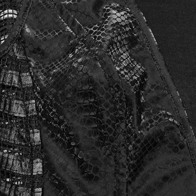 Punk sexy deep V-neck dress