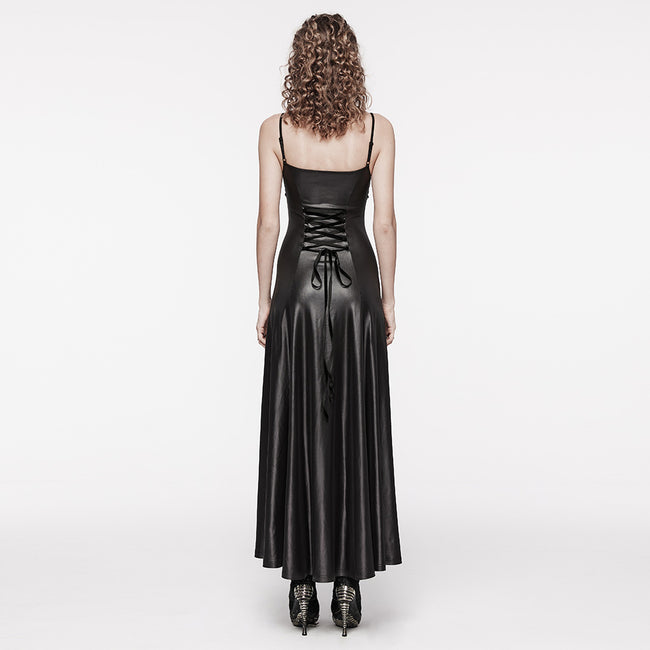 Gothic braided slip dress
