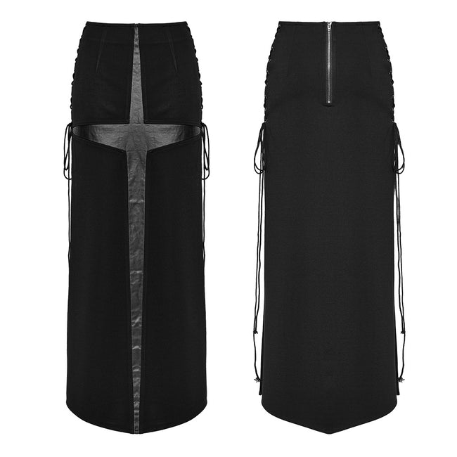 Punk cross women's skirt