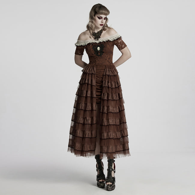 Steampunk lace dress