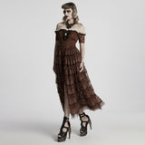 Steampunk lace dress