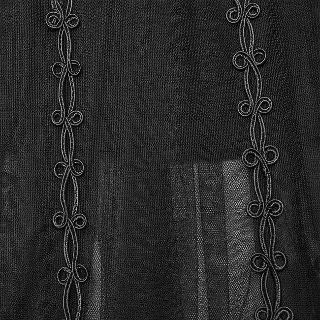 Goth 3D Embroidered Dress