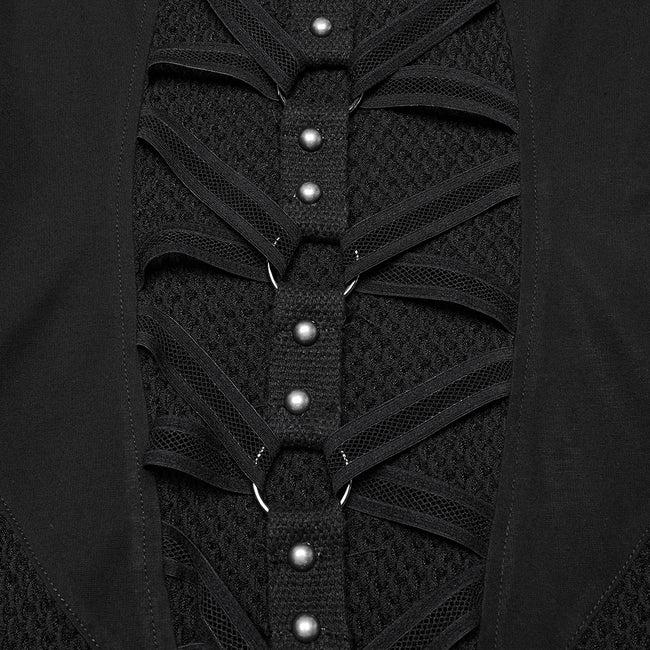 Punk hooded visual dress