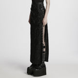 Gothic visual lace skirt