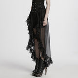Gothic Romantic Chiffon Skirt