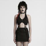 Punk halter neck dress