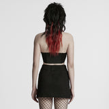 Punk halter neck dress