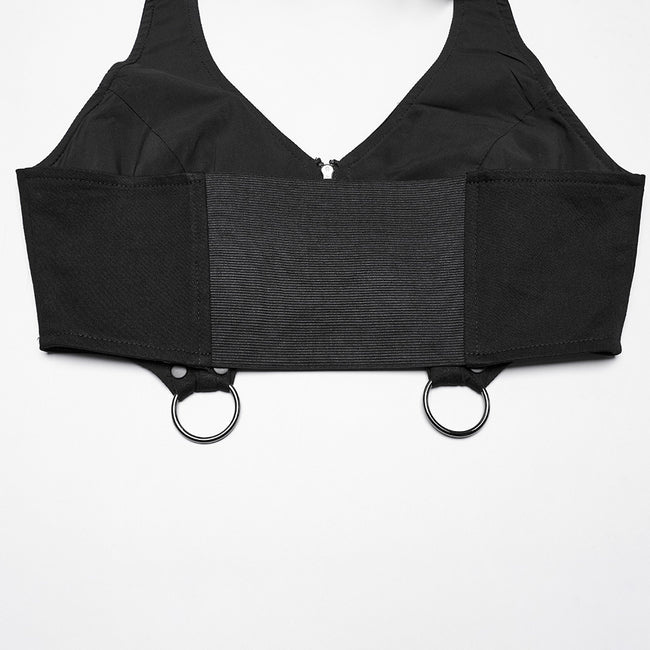 Punk halter neck dress