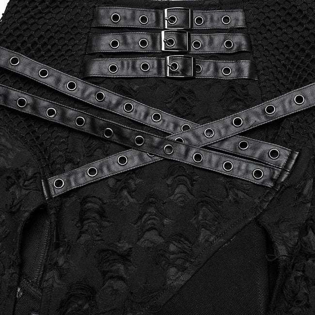 Punk detachable skirt