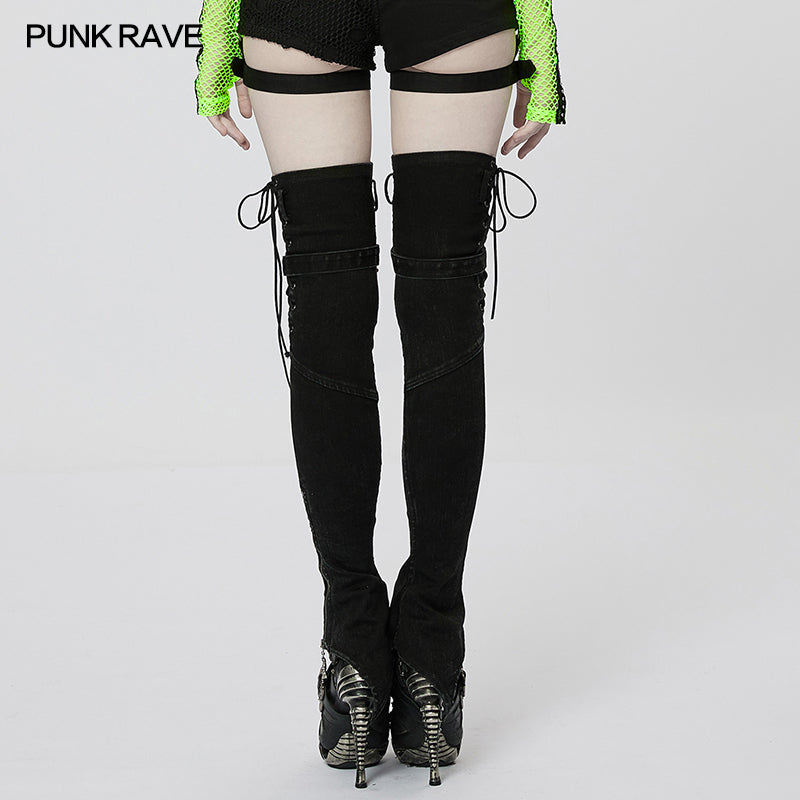 PUNK RAVE レッグウォーマー Gothic Daily Leg Warmers – Punk Rave Original Designer Clothing