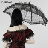 Gothic light lace umbrella