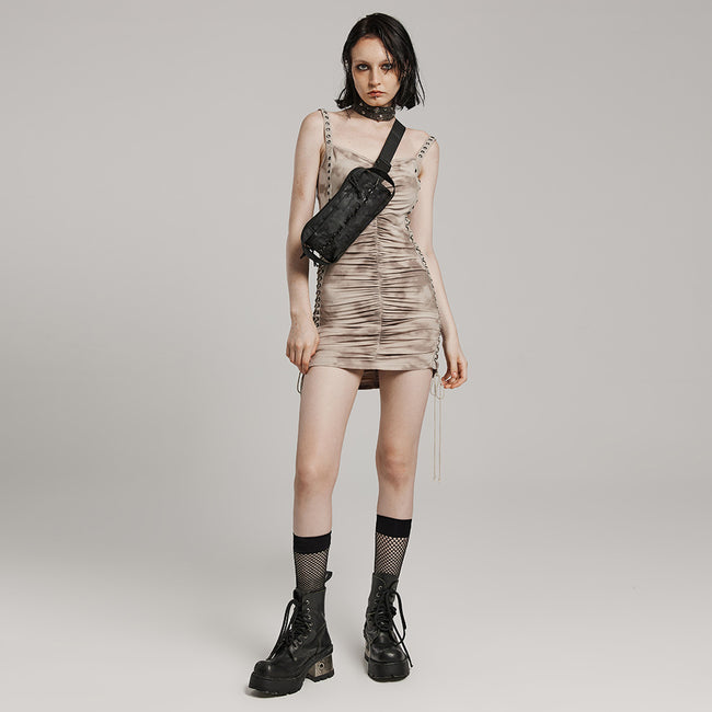 PUNK One Shoulder Spiked Bag