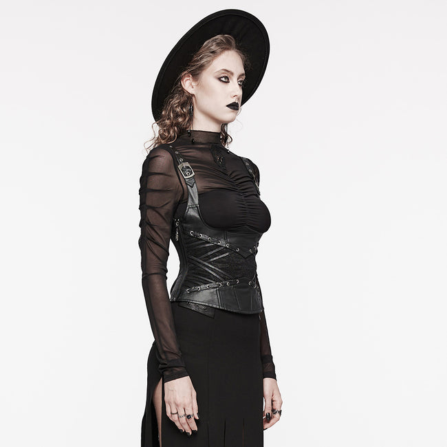 Goth Lace Vest Corset