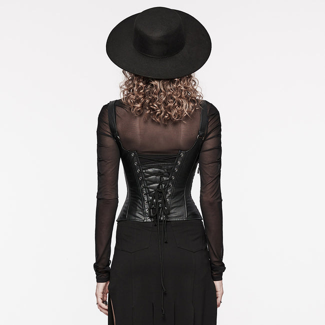 Goth Lace Vest Corset