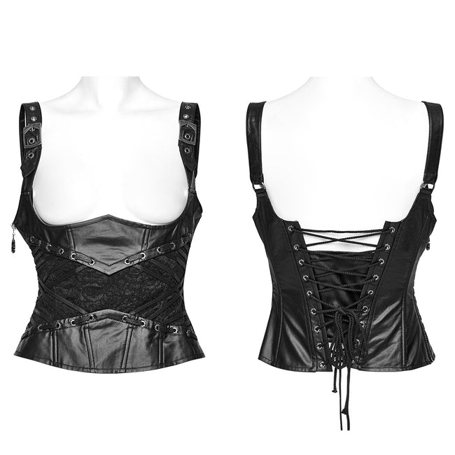 Goth Lace Vest Corset