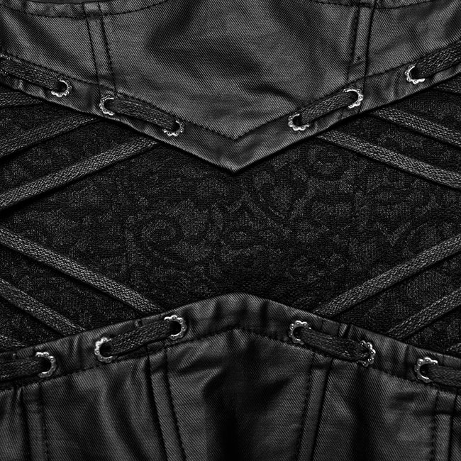 Goth Lace Vest Corset