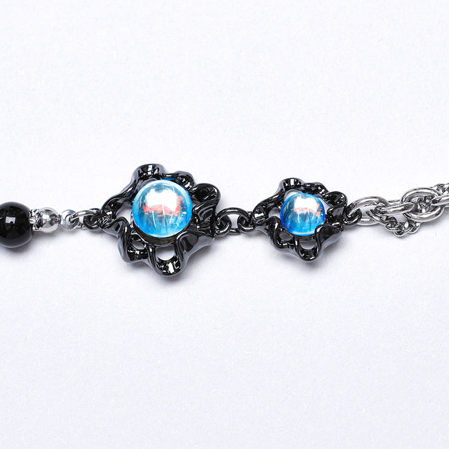 Goth's Secret Eye Gem Necklace