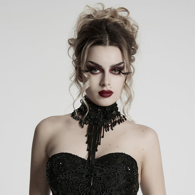 Gothic Gorgeous Long tassel Necklace