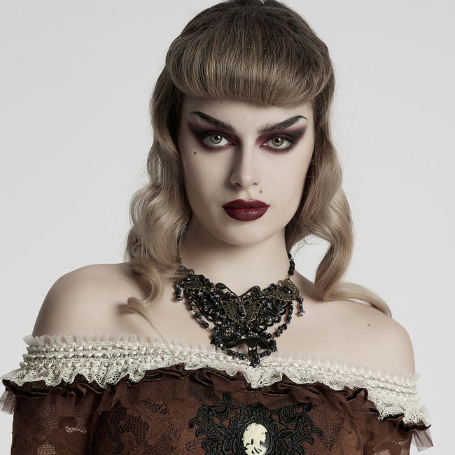 Steampunk Butterfly Necklace