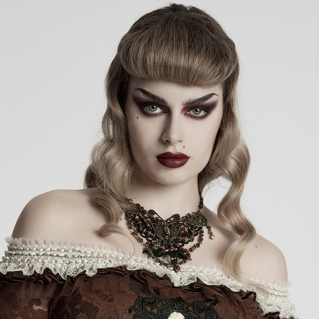 Steampunk Butterfly Necklace