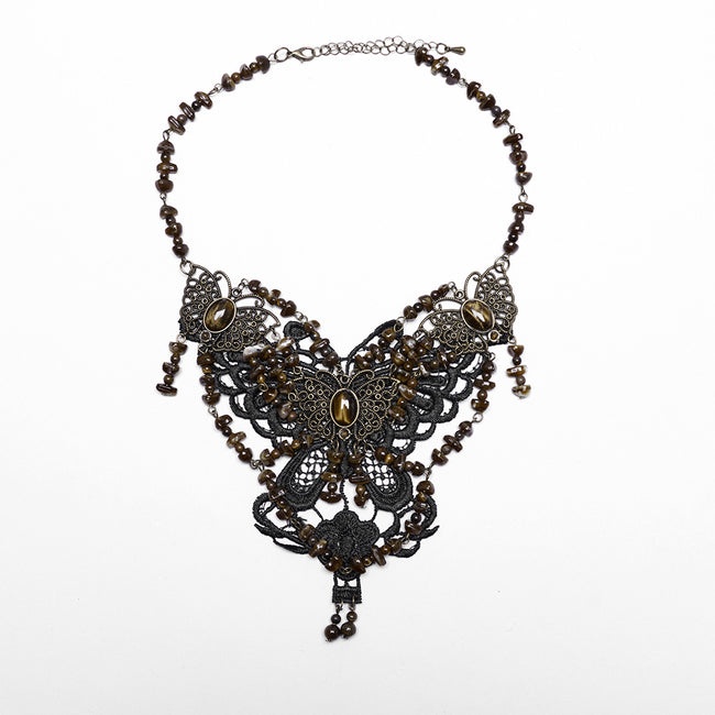 Steampunk Butterfly Necklace