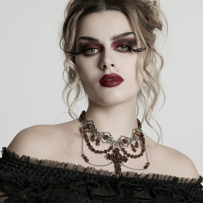 Steampunk Cross Necklace