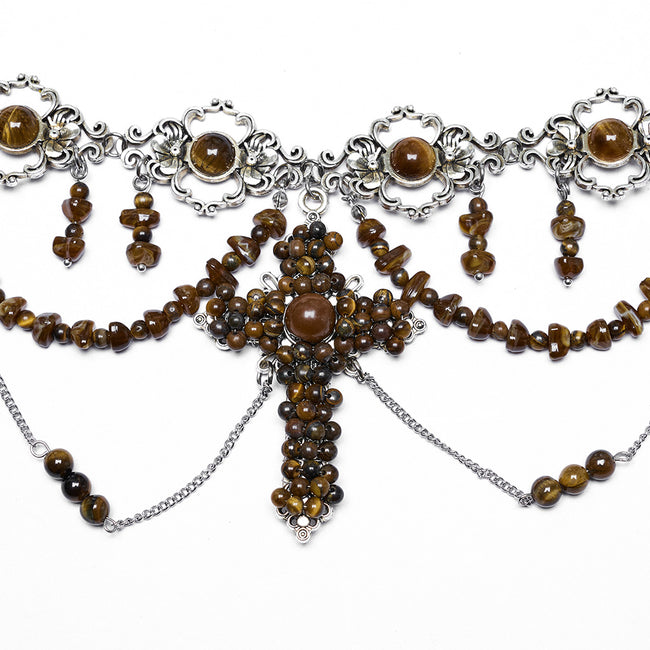 Steampunk Cross Necklace